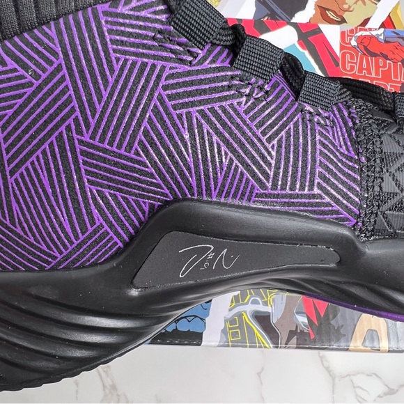 Adidas Dame 5 J x Marvel Black Panther 🦹🏾‍♂️ - Picture 13 of 15